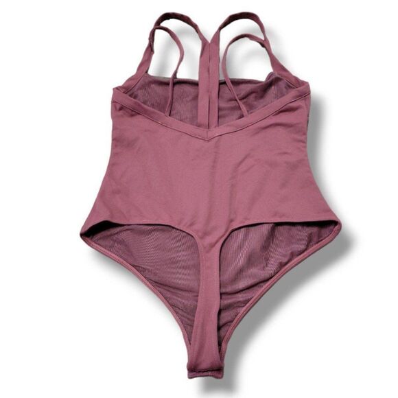 Intimately Free People Bodysuit Size Medium MD Tank Top Racerback Strapy Stretch - Picture 3 of 5